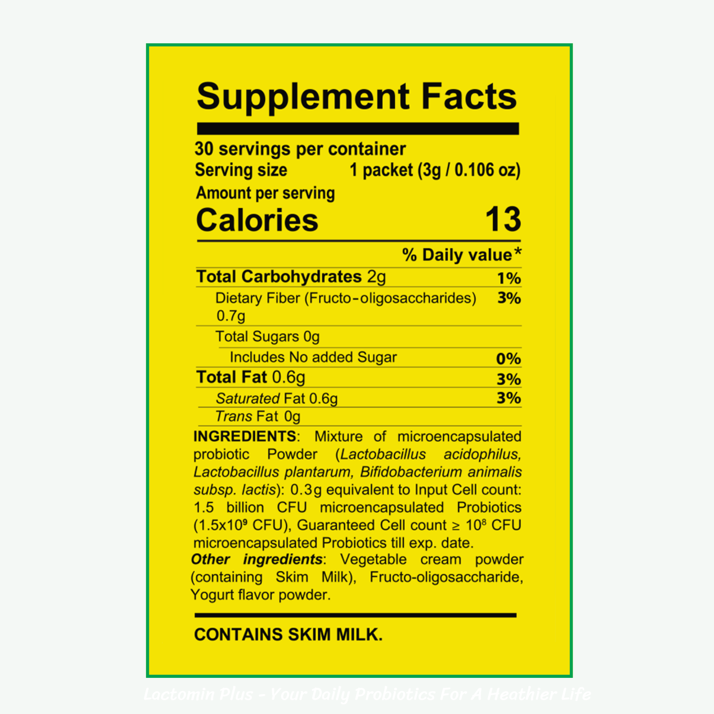 Lactomin Plus Probiotics